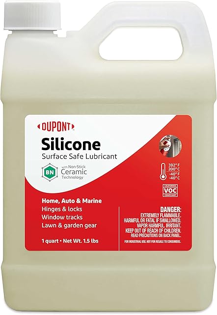 DuPont Silicone Lubricant Jug, 1 qt