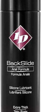 ID Lubricants Backslide Personal Lubricant Anal Lube, Silicone, Black_backslide, 8.5 Fl Oz Bottle