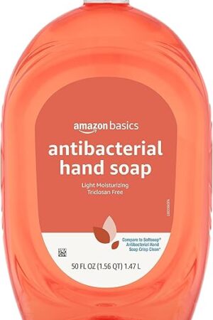 Amazon Basics Liquid Hand Soap Refill, Light Moisturizing, Triclosan-Free, Citrus, 50 Fl Oz (Pack of 1) (Previously Solimo)