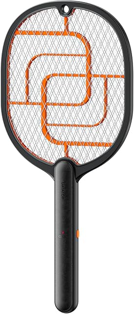 GAIATOP Electric Fly Swatter, 3800V Battery Powered Handheld Fly Zapper, 3-Layer Protection Grid Bug Zapper Racket for Home Bedroom Kitchen Office Backyard Patio Indoor Outdoor
