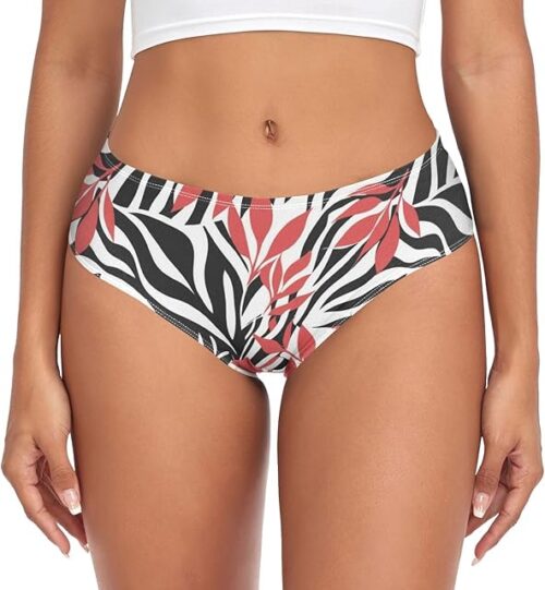 Womens Underwear Stretch Bikini Panties Soft Briefs for Women Girl Teens
