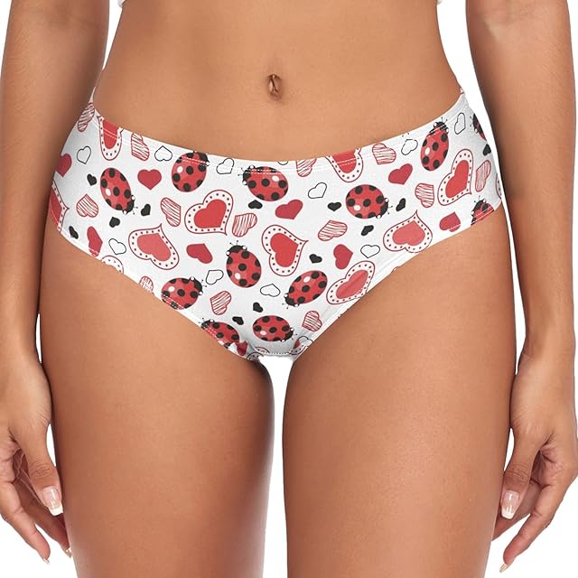Women's Chic Sexy Girls Animals Pattern Underwear Soft Breathable High Waist Brief Stretchy Bikini Panties