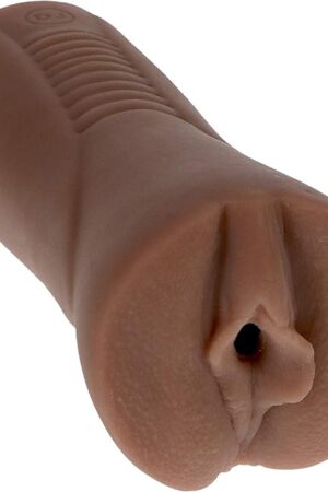 Doc Johnson Signature Strokers - Honey Gold - Ultraskyn Pocket Pussy, Caramel