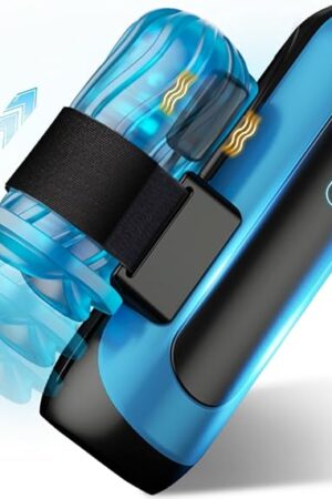 Automatic Penis Pump Male Sex Toys for Men Automatic Male Masturbator,Male Sex Toys with 6 Types of Piston Modes 5 Speed Changes + 10 Vibrating Hands Free Pocket Pussy Male Stroker with 3D