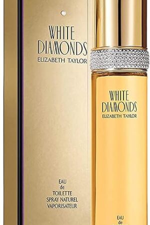 Elizabeth Taylor White Diamonds Women's Perfume, Long-Lasting Floral Fragrance for Her, Eau de Toilette EDT Spray, 33 fl oz