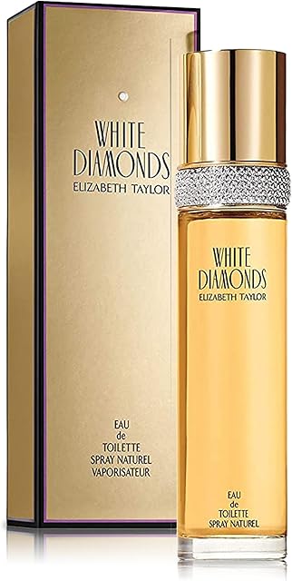 Elizabeth Taylor White Diamonds Women's Perfume, Long-Lasting Floral Fragrance for Her, Eau de Toilette EDT Spray, 33 fl oz