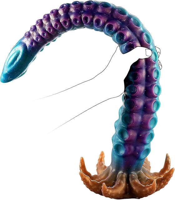 Anal Tentacle Dildo Adult Sex Toys, 22.8" Realistic Anal Dildo with Strong Suction Cup, Silicone Dildo Anal Plug for G Spot & P Spot Stimulation, Huge Soft Dildo Prostate Massager for Adults (XXL)