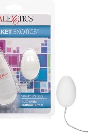 CalExotics Pocket Exotic Vibrating Ivory Egg