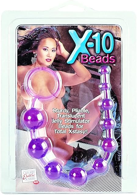 California Exotics Superior X-10 Beads, Purple