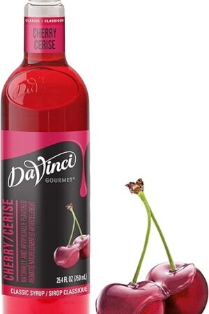 DaVinci Gourmet Classic Cherry Syrup, 254 Fluid Ounces (Pack of 1)