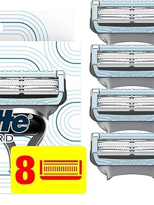 Gillette SkinGuard Men's Razor Blades, Sensitive Skin Razor Refills, 8 Count