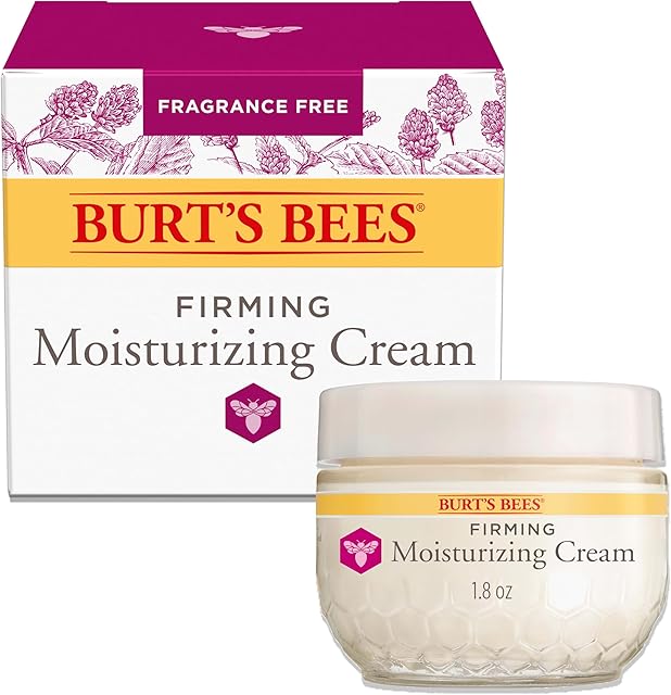 Burt's Bees Renewal Firming Face Cream, Anti-Aging Retinol Alternative, Moisturizing Natural Origin Skin Care, 18 Ounce (Packaging May Vary)