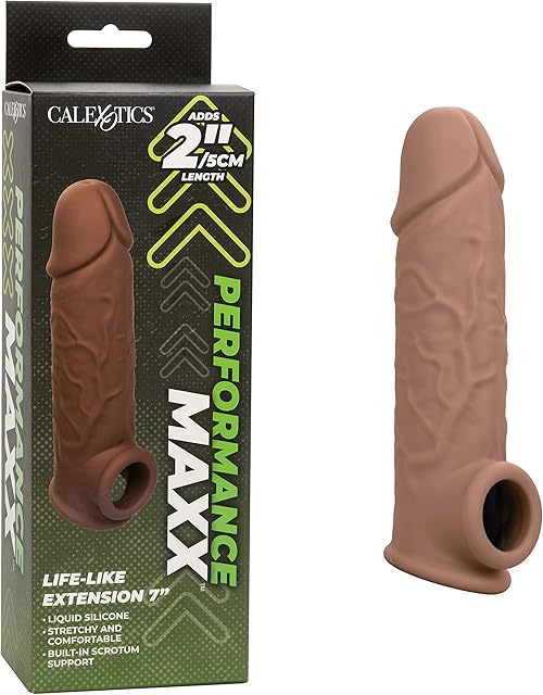 CalExotics Performance Maxx Life-Like Extension 7 Inch - Brown