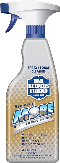 Bar Keepers Friend More Dual Action Nozzle Spray and Foam Cleaner | 254 Ounces | 1-Pack