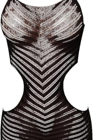 Fishing net Lingerie for Women Sexy Lace Babydoll Bodysuit Lingerie for Women