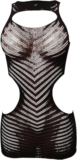 Fishing net Lingerie for Women Sexy Lace Babydoll Bodysuit Lingerie for Women