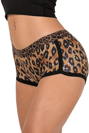 Women Workout Yoga Shorts Sexy Retro Dolphin Shorts Scrunch Booty Gym Hot Pants