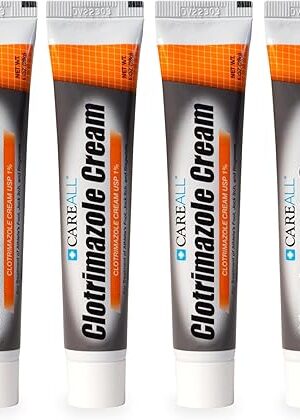 CareAll Clotrimazole Antifungal Cream 1% USP 10 oz (6 Pack), Cures Most Athlete?s Foot, Jock Itch and Ringworm, Sooths and Relieves Itching, Burning and Cracking from These Conditions