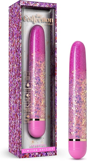 Blush Novelties The Collection Celestial - 7 Inch Slim Vibrator with Multispeed Twist Dial - Bullet Vibrator for Women - Ideal for Relaxation, Stress Relief, and Muscle Easing - Personal Massager Tool