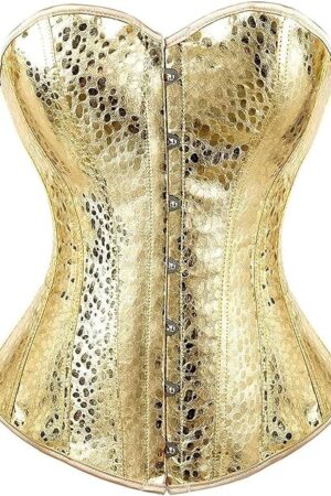 Women's Heavy Duty Corset Double Steel Boned Waist Trainer Corsets Underbust Body Shaper