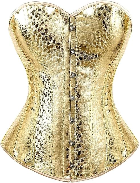 Women's Heavy Duty Corset Double Steel Boned Waist Trainer Corsets Underbust Body Shaper