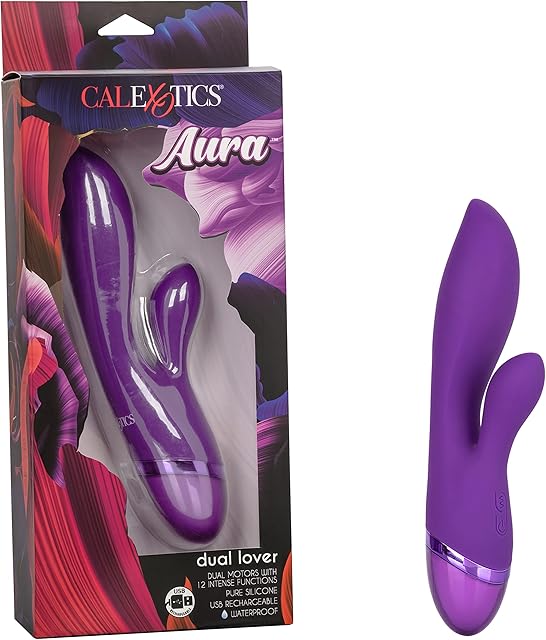 CalExotics Novelties Aura Dual Lover, Brown, 1 Count (14044PURPLE_)