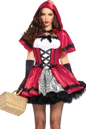 Women's Gothic Red Riding Hood Costume