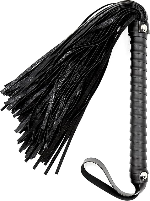 BDSM Flogger for Adult Sex Play 23 inch BDSM Whip Adult Whip for Spanking Paddle Role Play Sex Toy Kinky