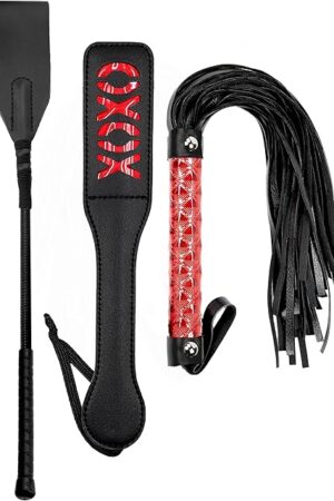 Adult Whip Spanking Paddle BDSM Sex Set Flogger Spanking Sex Soft Sex Paddles for Spanking Adult BDSM Kit