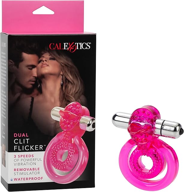CalExotics Dual Clit Flicker Cock Ring