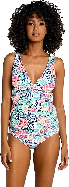 Women's Over The Shoulder Tankini Swimsuit Top
