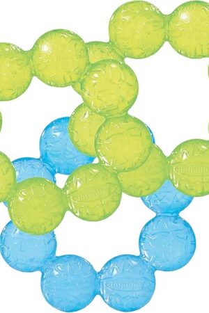 Infantino Water Teethers ? Sensory Exploration and Teething Relief, Cooling Relief for Teething Babies, Lime & Blue, 3-Pack