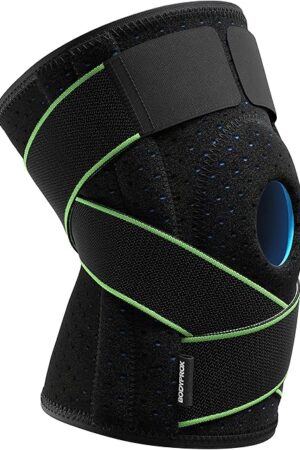 Bodyprox Knee Brace with Side Stabilizers & Patella Gel Pads for Knee Support