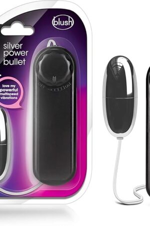 Blush Wired Remote Powerful Vibrating Egg Bullet - Multi Speed Egg Vibrator - Sex Toy for Women - Sex Toy for Couples (Black)
