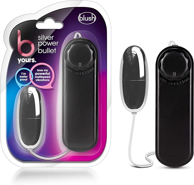 Blush Wired Remote Powerful Vibrating Egg Bullet - Multi Speed Egg Vibrator - Sex Toy for Women - Sex Toy for Couples (Black)