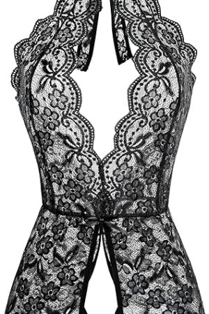 Women One Piece Lingerie Lace Sexy Baby Dolls Teddy Sleepwear