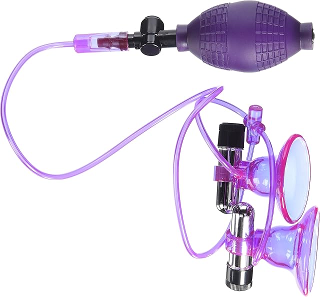 Fetish Fantasy Vibrating Nipple Pmp, Purple