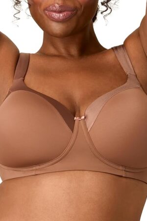 Women's Wireless Balconette, Plus Size Bras Available, Full Coverage, 4-Way Support, Moisture-Wicking