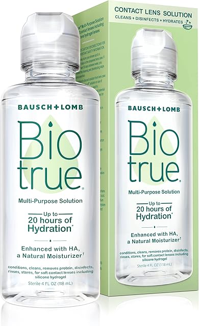 Biotrue Multi-Purpose Contact Lens Solution from Bausch + Lomb 4 fl oz (118 mL) Bottle