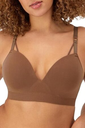 Women's M, Seamless Foam, Wireless Bra with Sweetheart Neckline