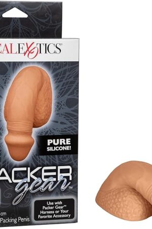 CalExotics SE-1580-25-3 Packer Gear 4""/10.25 cm Silicone Packing Penis" - Tan"