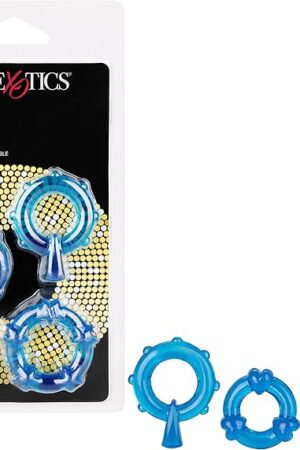 CalExotics Novelties Magic C-Rings, Blue