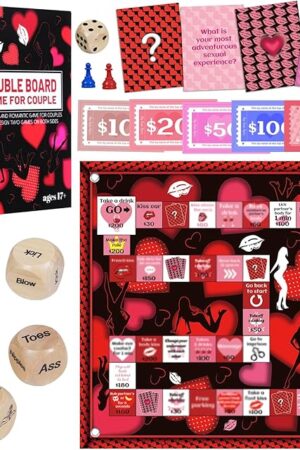 Adultopoly Adult Sex Board Games Sex Games for Couples Board Game for Date Night Sex Dice Adult Couple Toys Sex Position Couples Sexy Gift Sets Erotic Game Night