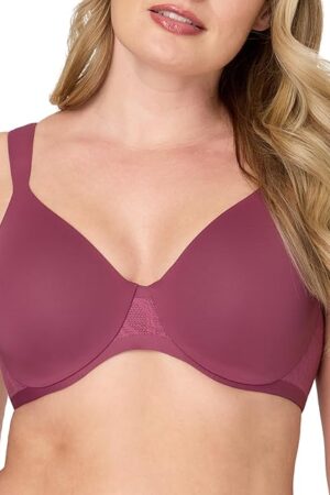 Women's T-Shirt, Coolest Smoothing Underwire, Convertible Straps, Lace Bra