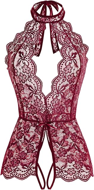Women One Piece Lingerie Lace Sexy Baby Dolls Teddy Sleepwear