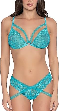 womens 12605 Lingerie Set, Ocean, One Size US