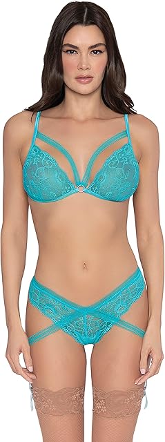womens 12605 Lingerie Set, Ocean, One Size US