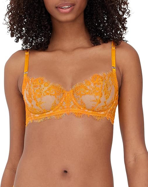Women's Entice Unlined Lace Underwire Balconette Bra 324143