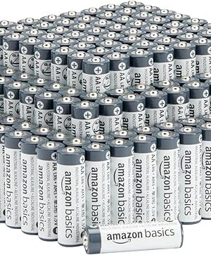 Amazon Basics 150-Pack AA Alkaline Industrial Batteries, 1.5 Volt, 5-10 Year Shelf Life