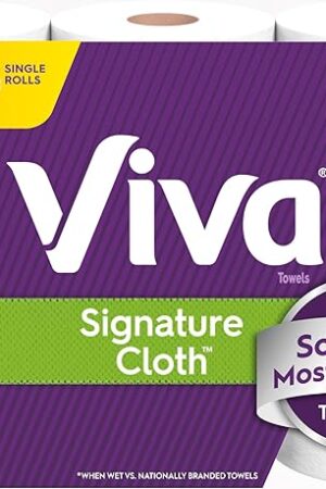 Viva Signature Cloth Paper Towels, 3 Double Rolls, 86 Sheets per Roll